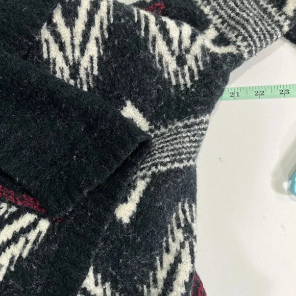 Abercrombie & Fitch Size S Tribal Cardigan Sweater Shawl Nordic Fisherman Boho - Picture 7 of 9